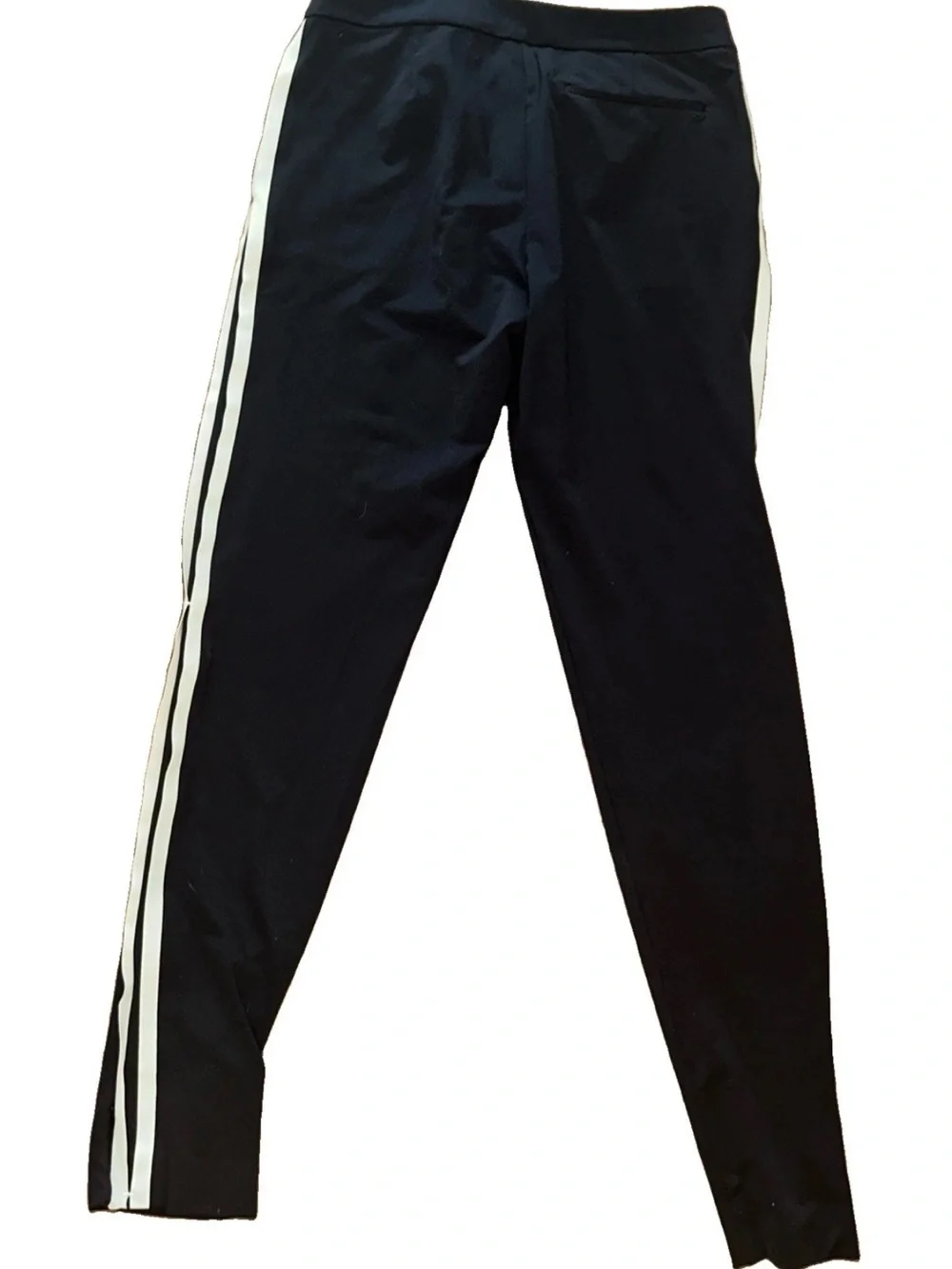 Elizabeth and James Black Skinny Pants with White Side Stripes